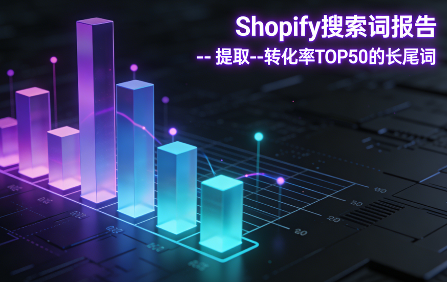 Shopify搜索词报告中的提取转化率TOP50长尾词的方法