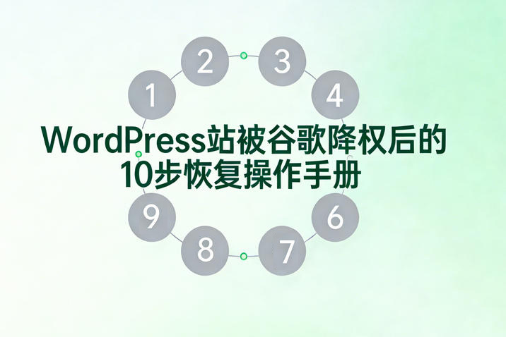 WordPress站被谷歌降权后的10步恢复操作手册