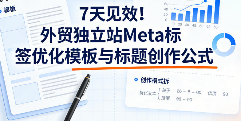 7天见效！外贸独立站Meta标签优化模板与标题创作公式